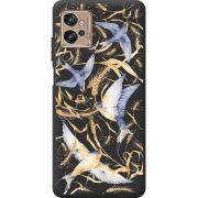Черный чехол BoxFace Motorola G32 Ластівки