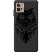 Черный чехол BoxFace Motorola G32 Owl