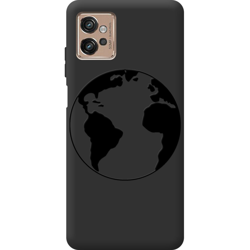 Черный чехол BoxFace Motorola G32 Earth