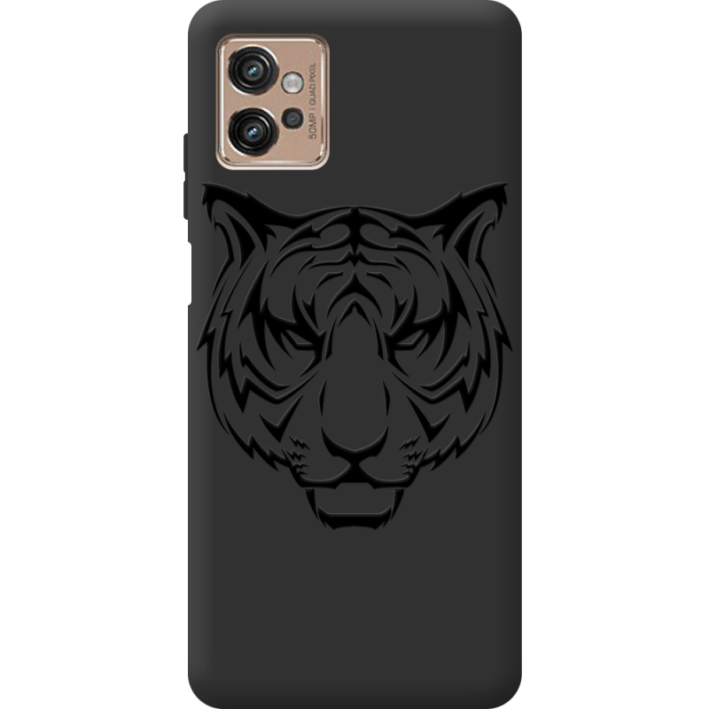 Черный чехол BoxFace Motorola G32 Tiger