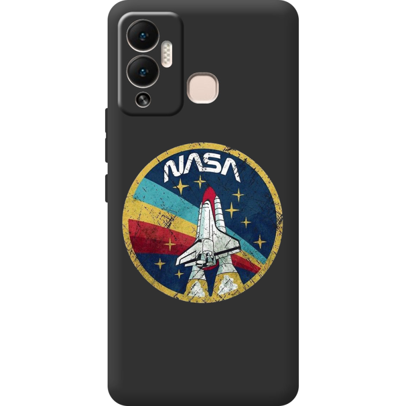 Черный чехол BoxFace Infinix Hot 12 Play NASA