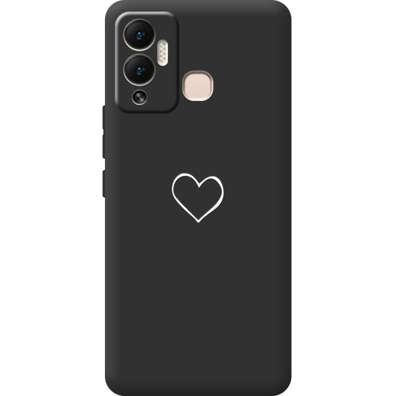 Черный чехол BoxFace Infinix Hot 12 Play My Heart