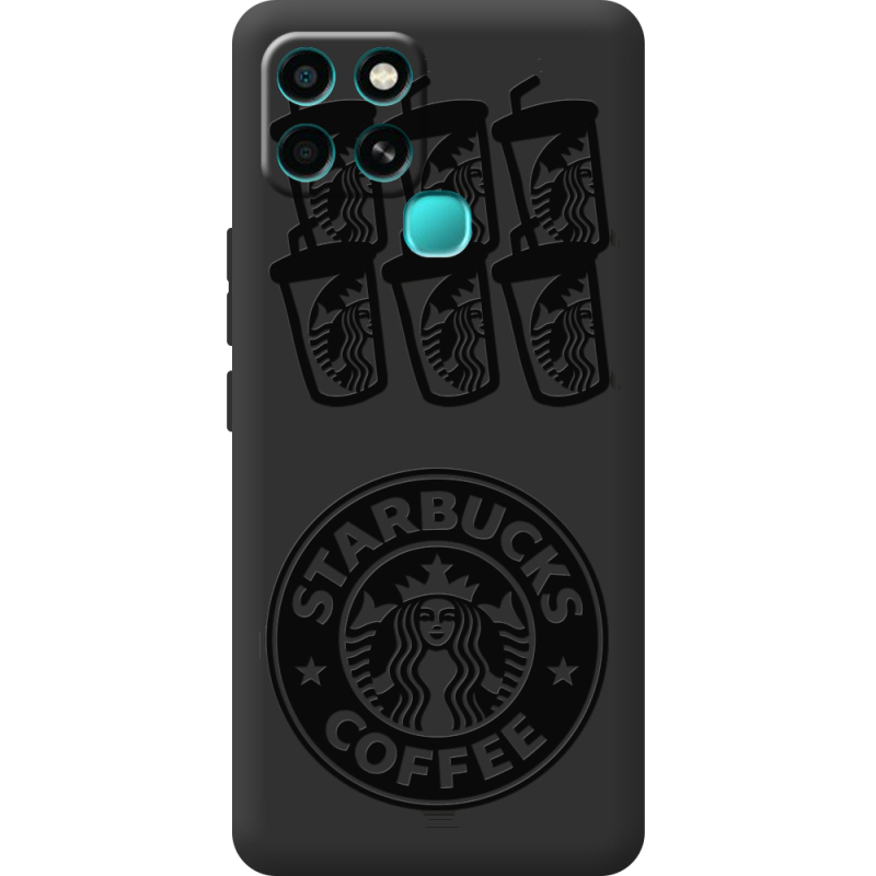 Черный чехол BoxFace Infinix Smart 6 Black Coffee