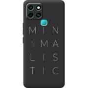 Черный чехол BoxFace Infinix Smart 6 Minimalistic