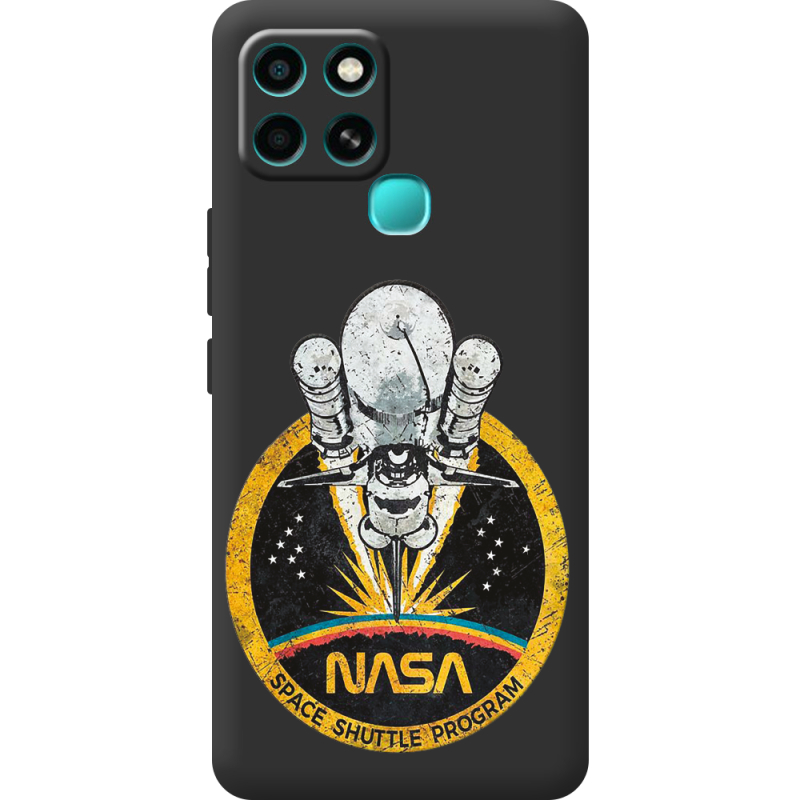 Черный чехол BoxFace Infinix Smart 6 NASA Spaceship