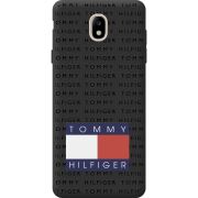 Черный чехол BoxFace Samsung J730 Galaxy J7 2017 Tommy Print