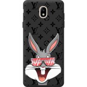 Черный чехол BoxFace Samsung J730 Galaxy J7 2017 looney bunny