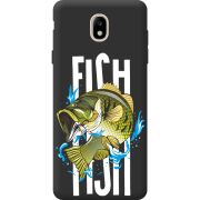 Черный чехол BoxFace Samsung J730 Galaxy J7 2017 Fish