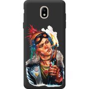 Черный чехол BoxFace Samsung J730 Galaxy J7 2017 Tanker Girl