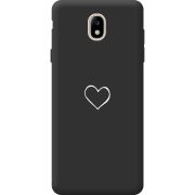 Черный чехол BoxFace Samsung J730 Galaxy J7 2017 My Heart