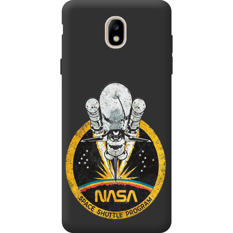 Черный чехол BoxFace Samsung J730 Galaxy J7 2017 NASA Spaceship