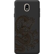 Черный чехол BoxFace Samsung J730 Galaxy J7 2017 Chinese Dragon