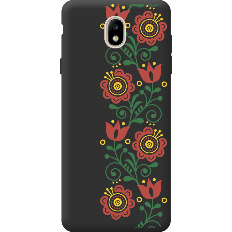 Черный чехол BoxFace Samsung J730 Galaxy J7 2017 Ethno
