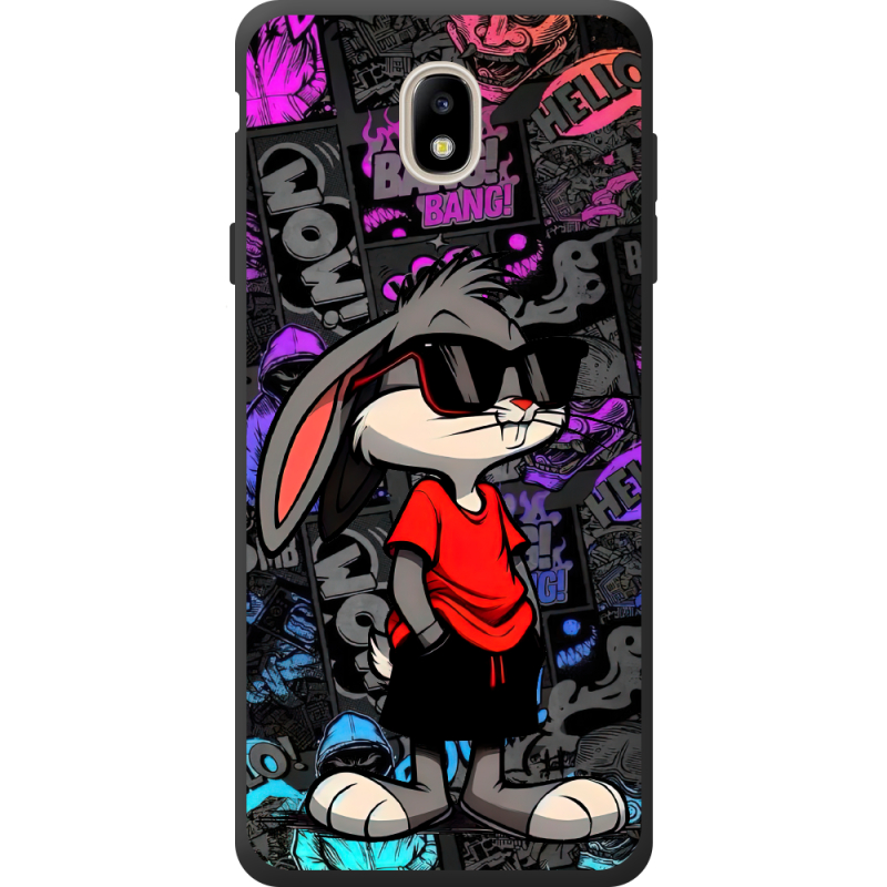 Черный чехол BoxFace Samsung J730 Galaxy J7 2017 Малий вухань