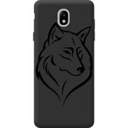 Черный чехол BoxFace Samsung J730 Galaxy J7 2017 Wolf