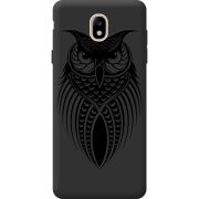 Черный чехол BoxFace Samsung J730 Galaxy J7 2017 Owl