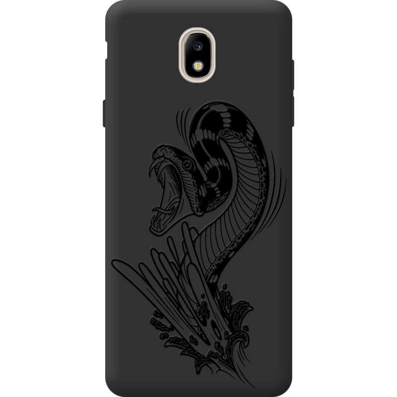 Черный чехол BoxFace Samsung J730 Galaxy J7 2017 Snake