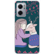 Чехол BoxFace Xiaomi Redmi Note 11E Girl and deer