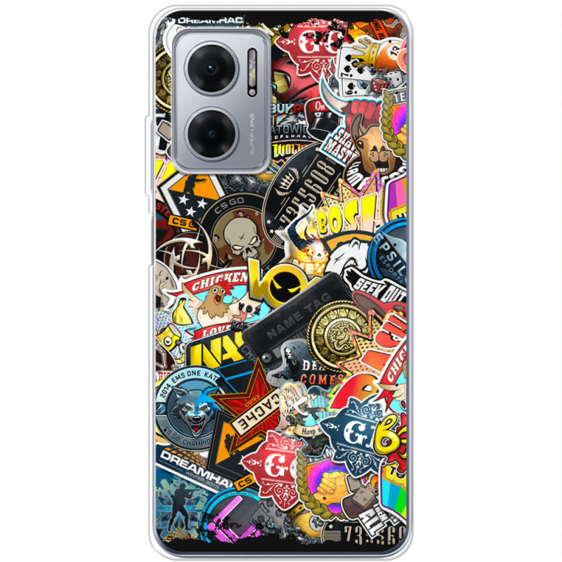 Чехол BoxFace Xiaomi Redmi Note 11E CS:Go Stickerbombing