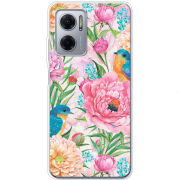 Чехол BoxFace Xiaomi Redmi Note 11E Birds in Flowers