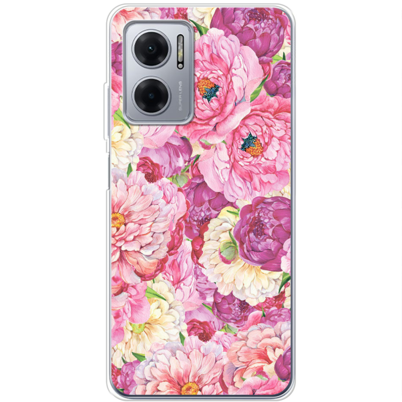 Чехол BoxFace Xiaomi Redmi Note 11E Pink Peonies