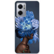 Чехол BoxFace Xiaomi Redmi Note 11E Exquisite Blue Flowers