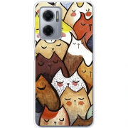 Чехол BoxFace Xiaomi Redmi Note 11E Sleepy Cats