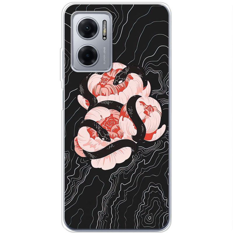 Чехол BoxFace Xiaomi Redmi Note 11E Snake Rose