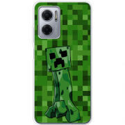 Чехол BoxFace Xiaomi Redmi Note 11E Minecraft Creeper