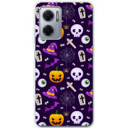 Чехол BoxFace Xiaomi Redmi Note 11E Halloween Purple Mood
