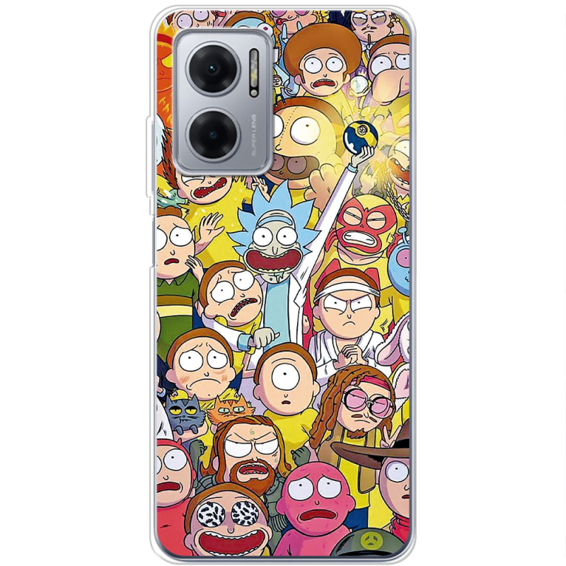 Чехол BoxFace Xiaomi Redmi Note 11E Rick and Morty