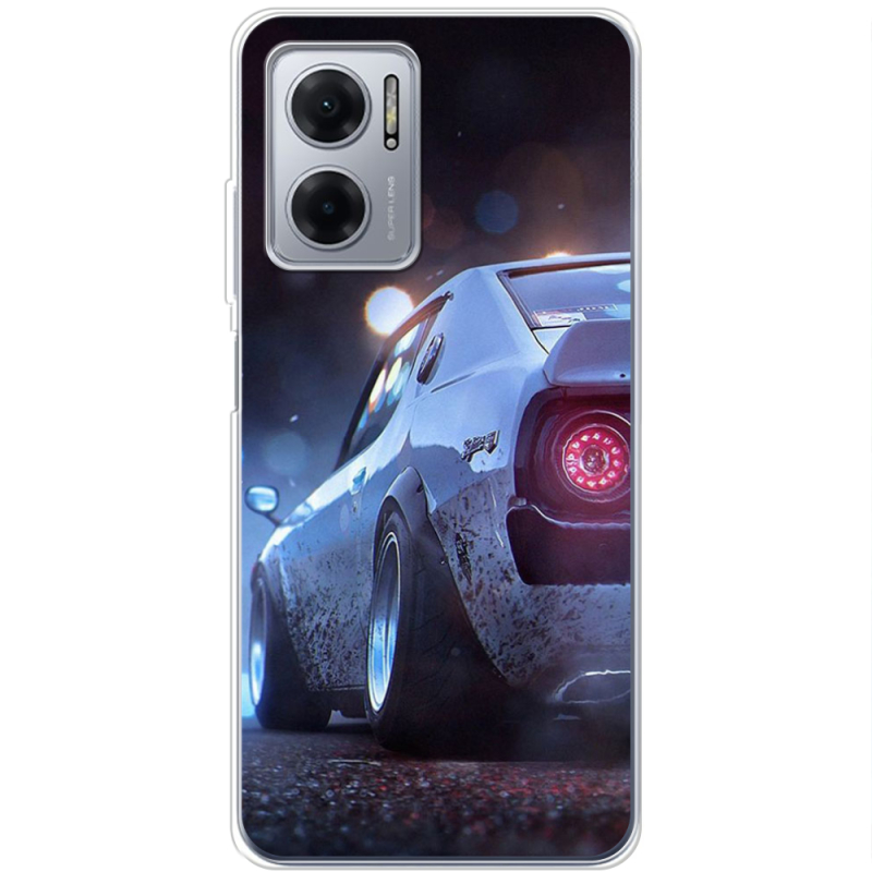 Чехол BoxFace Xiaomi Redmi Note 11E Silver Car