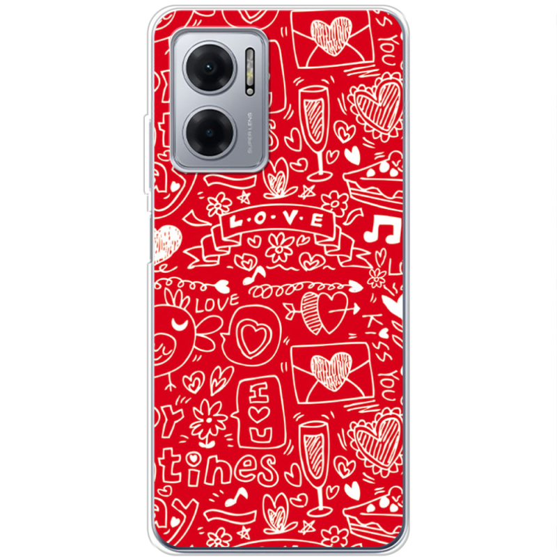 Чехол BoxFace Xiaomi Redmi Note 11E Happy Valentines