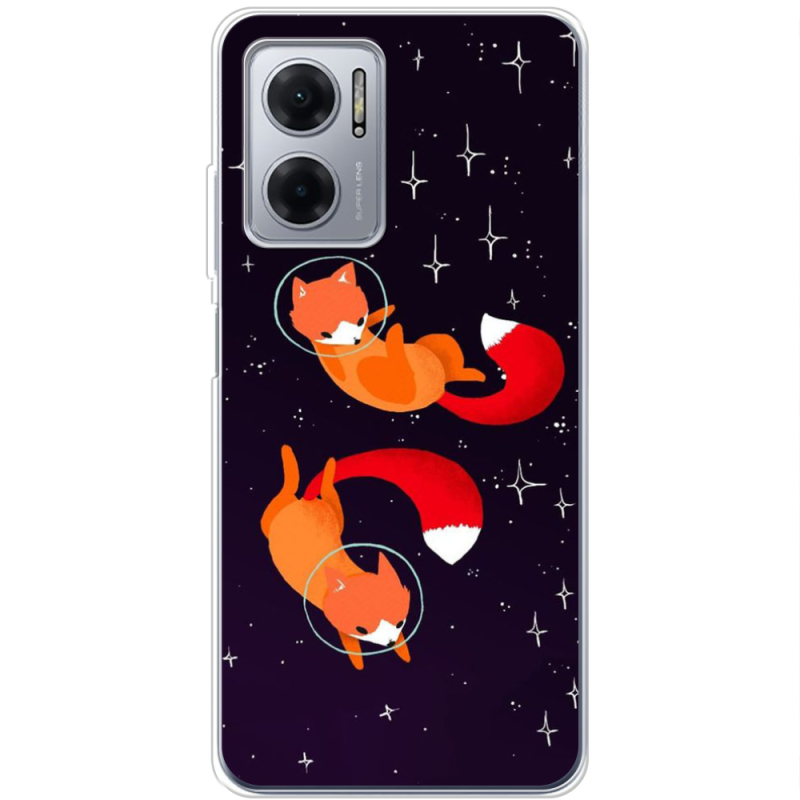 Чехол BoxFace Xiaomi Redmi Note 11E Fox-Astronauts