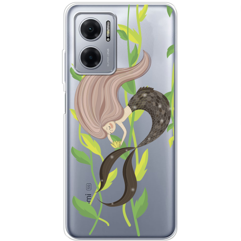 Прозрачный чехол BoxFace Xiaomi Redmi Note 11E Cute Mermaid