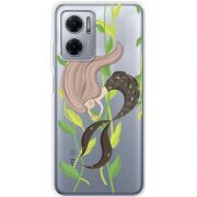 Прозрачный чехол BoxFace Xiaomi Redmi Note 11E Cute Mermaid