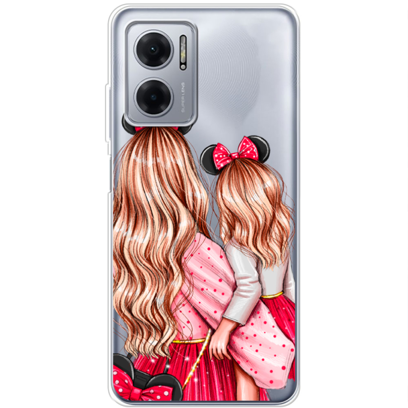 Прозрачный чехол BoxFace Xiaomi Redmi Note 11E Mouse Girls