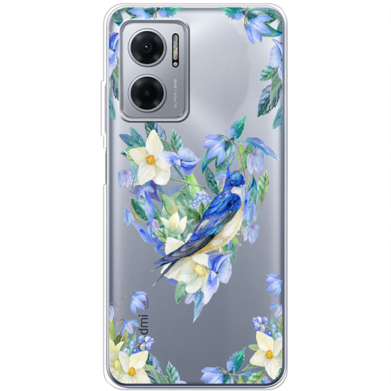 Прозрачный чехол BoxFace Xiaomi Redmi Note 11E Spring Bird