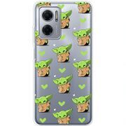 Прозрачный чехол BoxFace Xiaomi Redmi Note 11E Pattern Baby Yoda