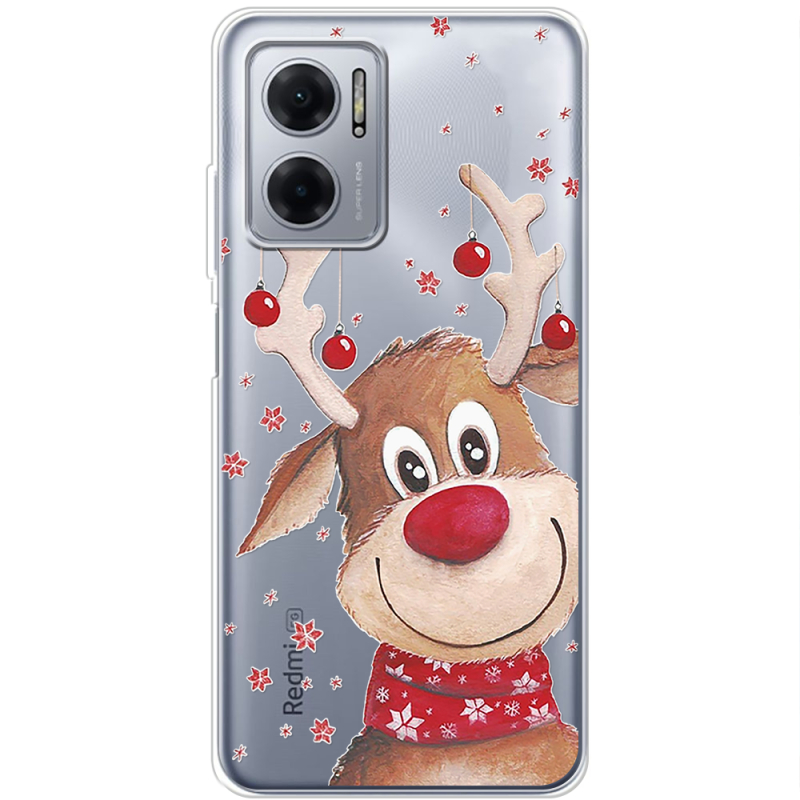 Прозрачный чехол BoxFace Xiaomi Redmi Note 11E Winter Deer