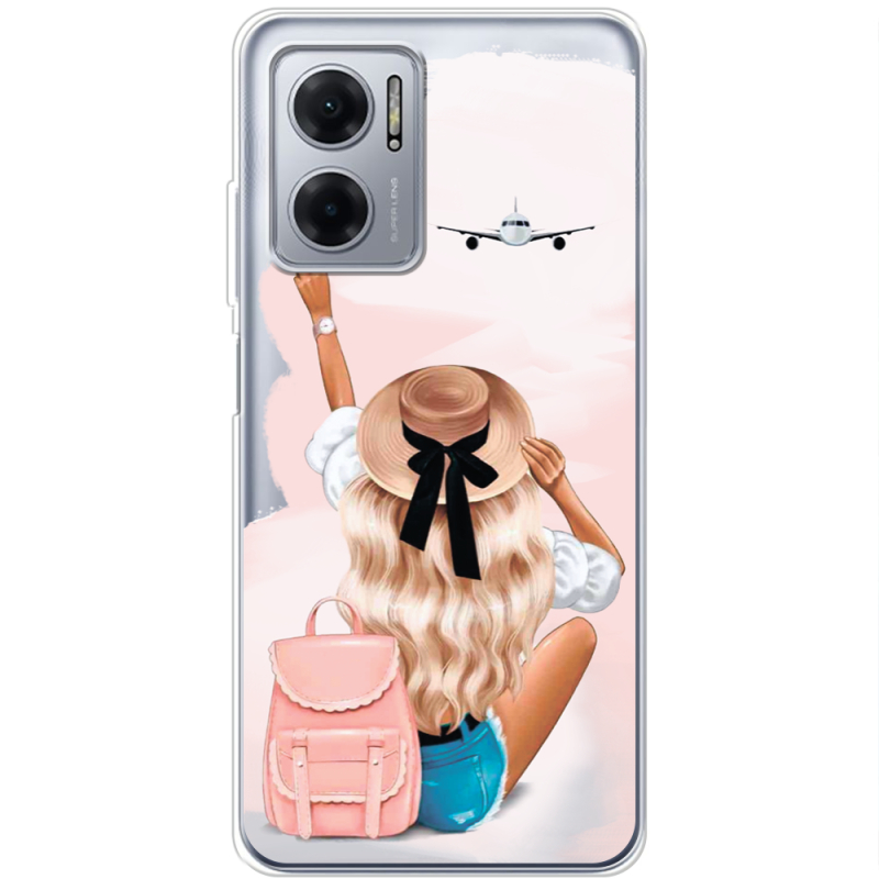 Прозрачный чехол BoxFace Xiaomi Redmi Note 11E Travel Girl