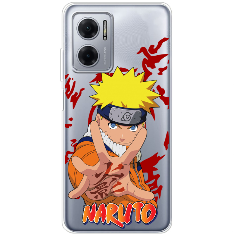 Прозрачный чехол BoxFace Xiaomi Redmi Note 11E Naruto