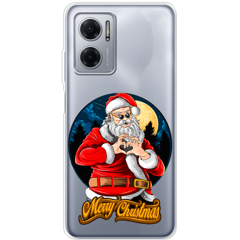 Прозрачный чехол BoxFace Xiaomi Redmi Note 11E Cool Santa