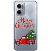 Прозрачный чехол BoxFace Xiaomi Redmi Note 11E Holiday Car