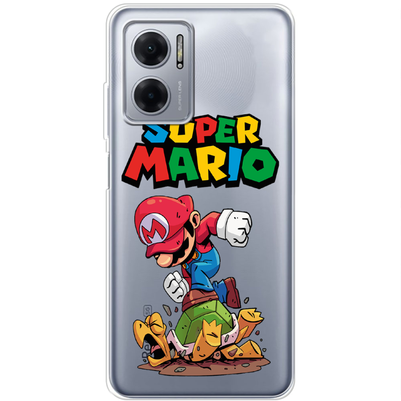 Прозрачный чехол BoxFace Xiaomi Redmi Note 11E Super Mario