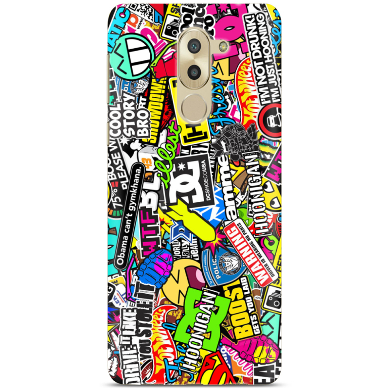 Чехол Uprint Huawei GR5 2017 / Honor 6X Multicolored Inscriptions