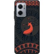 Черный чехол BoxFace Xiaomi Redmi Note 11E Ornament