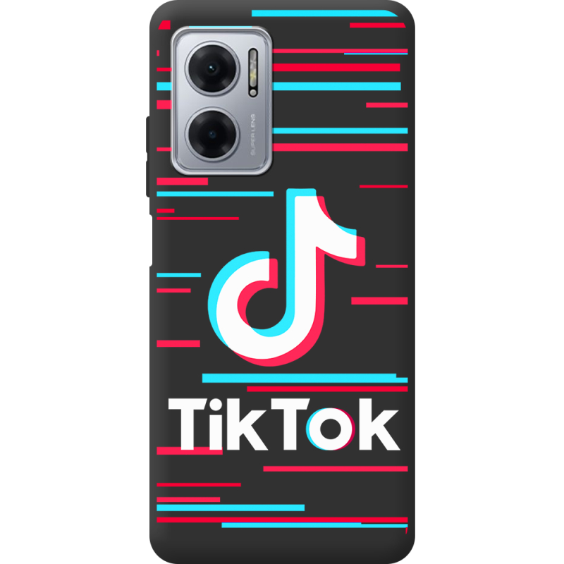 Черный чехол BoxFace Xiaomi Redmi Note 11E Tik Tok