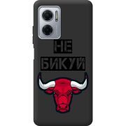 Черный чехол BoxFace Xiaomi Redmi Note 11E Не Бикуй