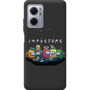 Черный чехол BoxFace Xiaomi Redmi Note 11E Among Us Impostors